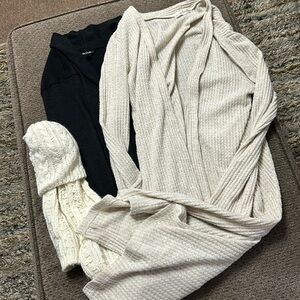Cardigan Bundle Lot 3 Pack Angle Boot Warmers Medium Beige Black